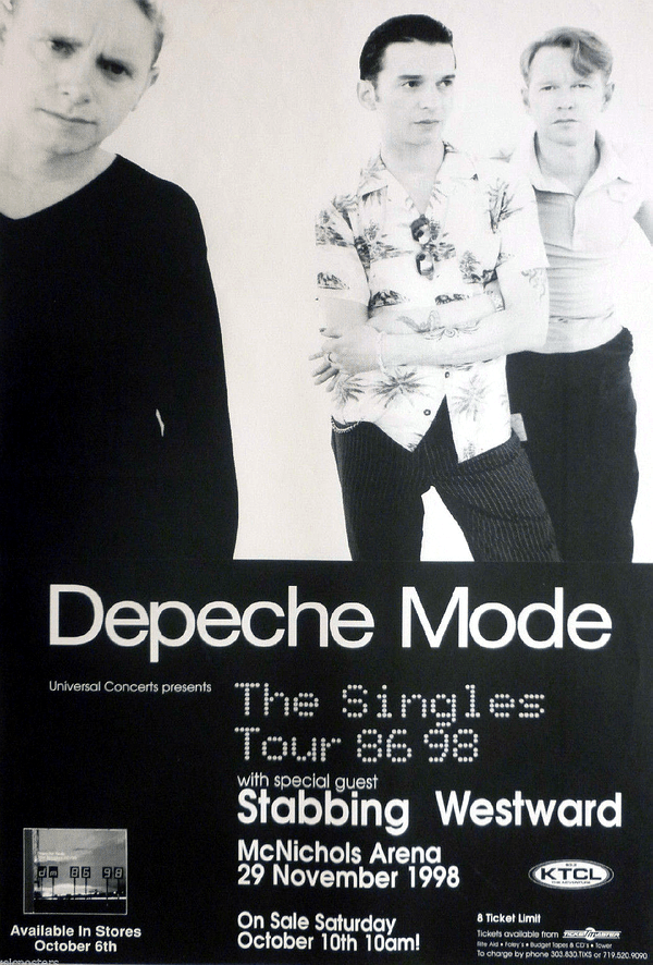Depeche Mode "The Singles Tour" 1998