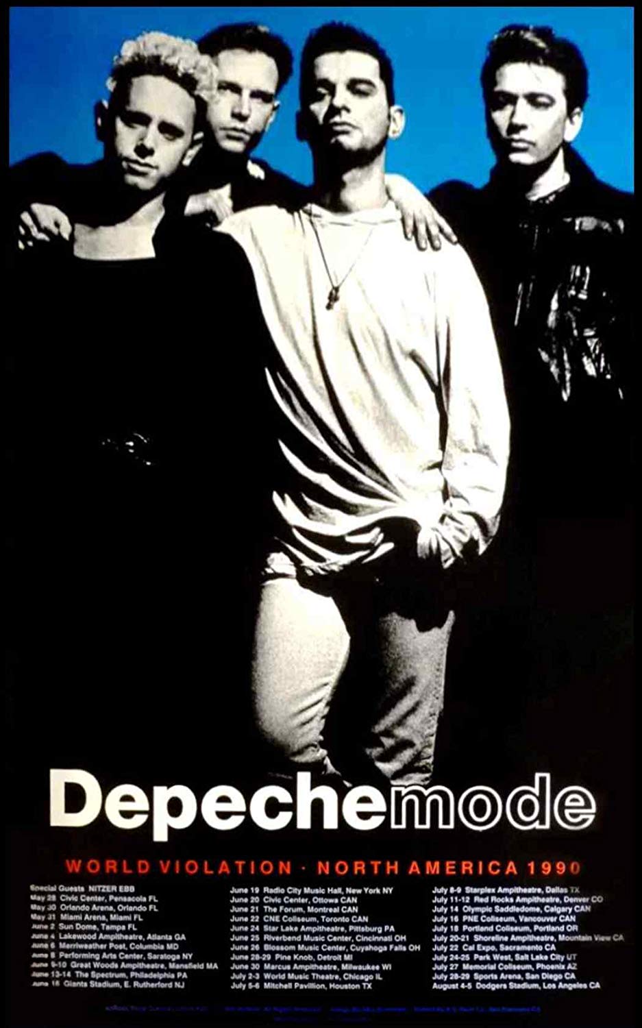 Depeche Mode "World Violation Tour" 1990