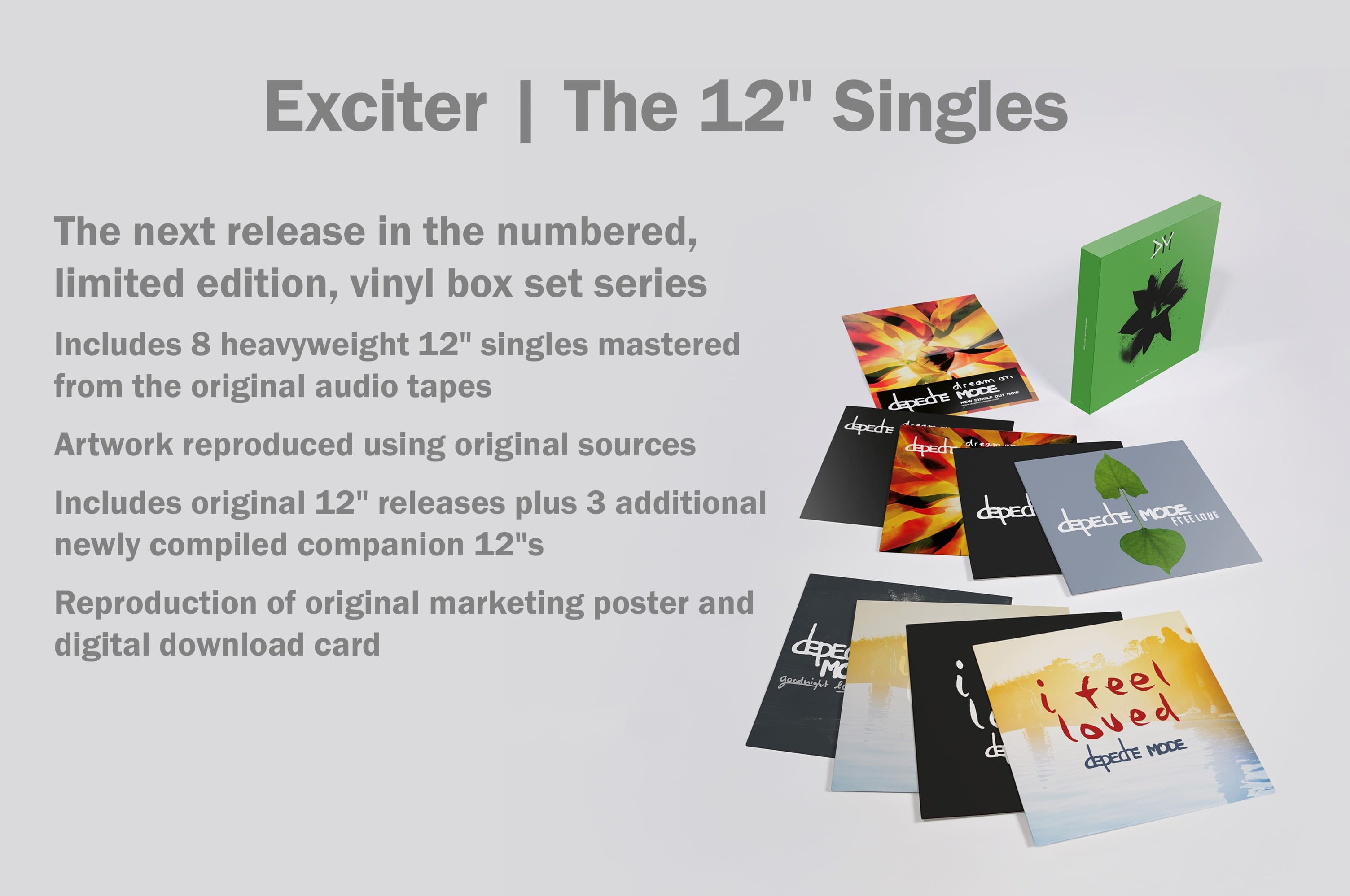 Depeche Mode Exciter  The 12 Singles (2022)