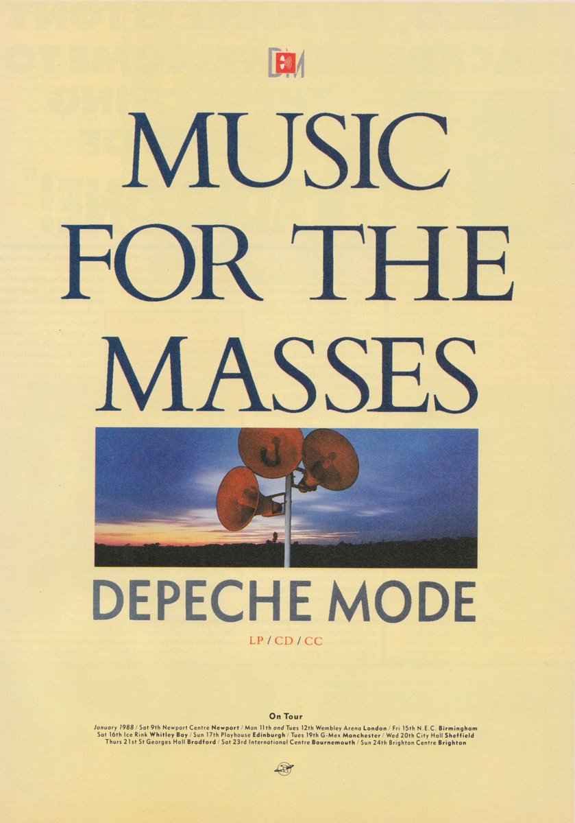 Depeche Mode Music For The Masses 1987