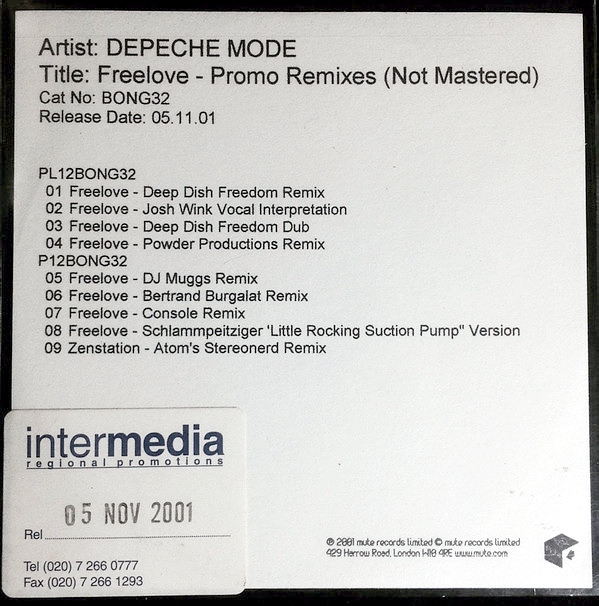 Depeche Mode - Freelove (Deep Dish Freedom Dub) youtube letöltés