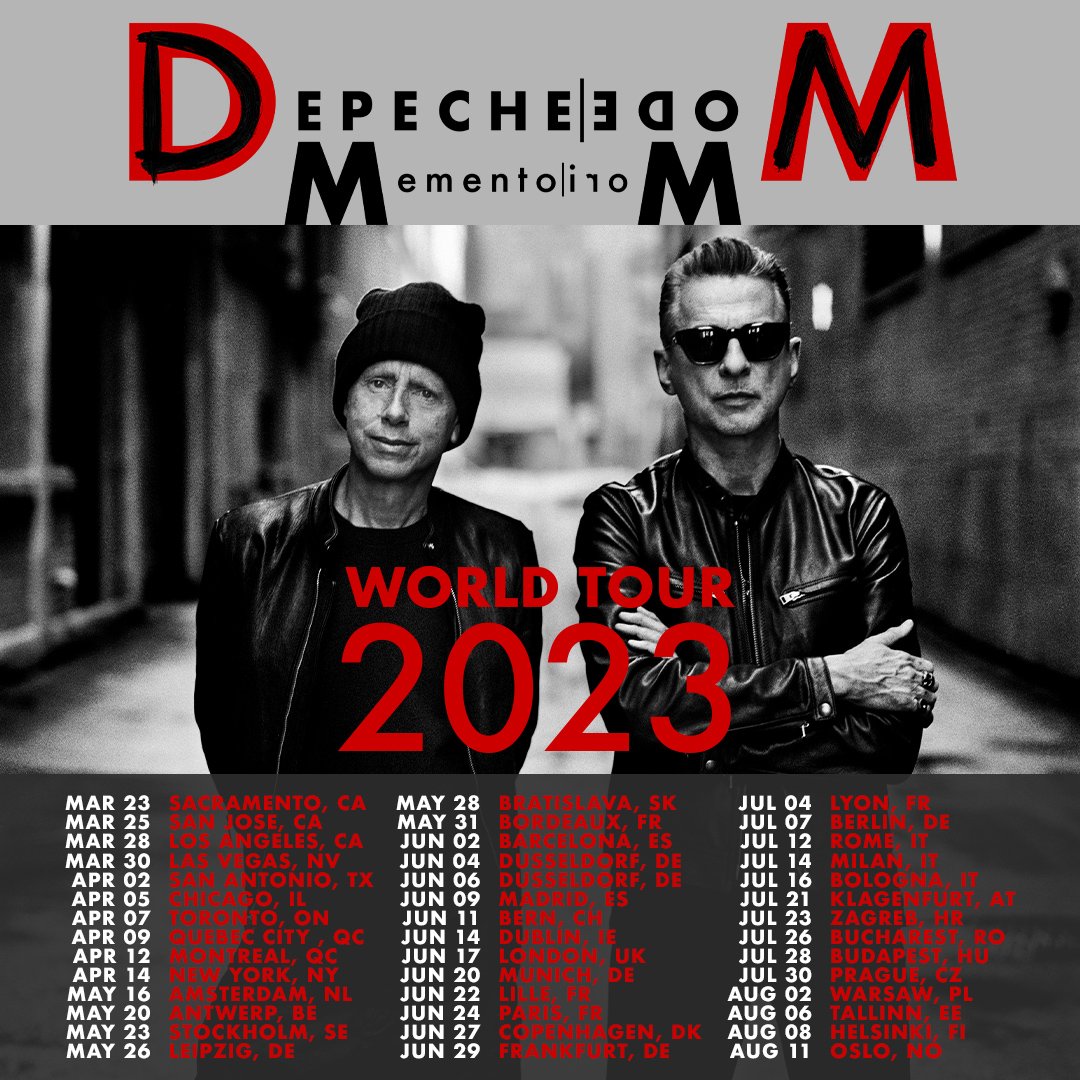 Depeche Mode will bring the Memento Mori Tour back to Europe in 2024! In  February they will perform in Prague's O2 arena – O2 arena