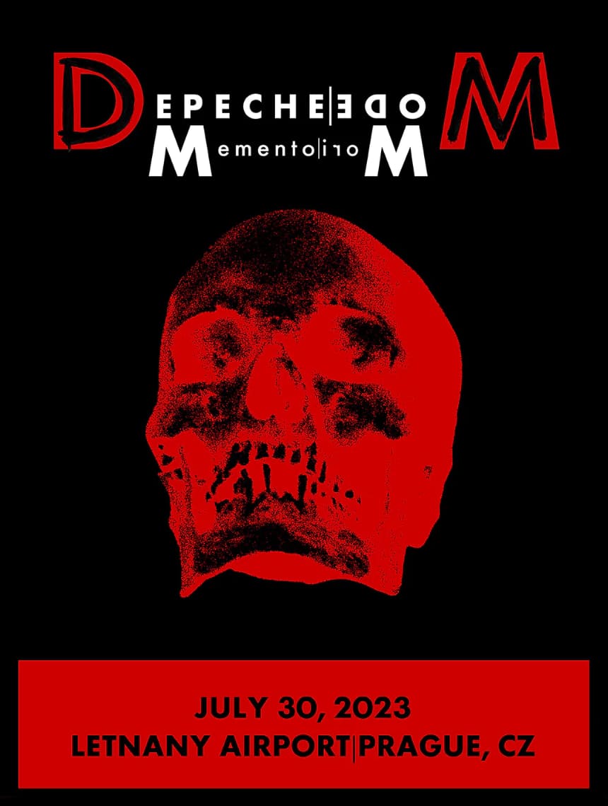Depeche Mode 2025 Tour Poster